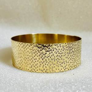Premium Hammered Brass Cuff Chunky <b>Stack</b> Bangle Wedding Party Festive Adjustable Boho Polish Finished Statement Jewelry <b>Bracelet</b> - Product Image 1