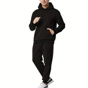 Chándales personalizados con logo para hombre, chándales oversize, chándales vintage para etiquetas de streetwear estadounidenses, bajo MOQ, precio de fábrica de marca privada - Product Image 3