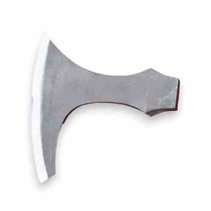 High Quality Industrial Stainless Steel Damascus Flat Backed Handmade Pizza Cutter <b>Axe</b> Head 2 2/5-Inch OBM Rose <b>Wood</b> Handle - Product Image 5
