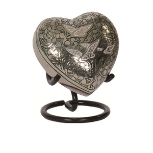 Handmade Eco-Friendly Brass Heart Cremation <b>Urn</b> <b>Necklace</b> <b>Ashes</b> Memorial Jewelry Fill Kit-Wedding Ramadan Edition 3-4L Forever My - Product Image 5