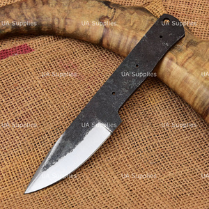 Cuchillo de Hoja Fija Personalizado, Acero con Alto Contenido de Carbono, Punta en Forma de Gota, Borde Biselado, Cuchillo de Caza DIY, Material del Mango Personalizado - Product Image 6