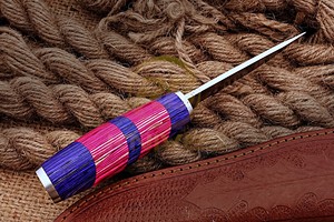 Premium Fillet <b>Knife</b> Stainless Steel Blade Multicolor Wood <b>Handle</b> for Fish Cleaning and Processing - Product Image 5
