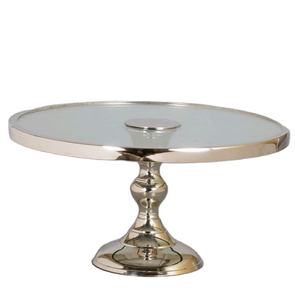 Soporte de pastel Diseño decorativo Taza Soporte de pastel Material de alta calidad Material de vidrio Decoración de boda - Product Image 1