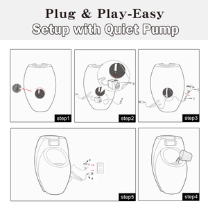 Fuente de Agua Moderna de Dos Niveles de 21.5 Pulgadas de Alto para Interiores/Exteriores, para Jardín, Patio, Patio Trasero, Fuente de Agua Decorativa de Pie - Product Image 2