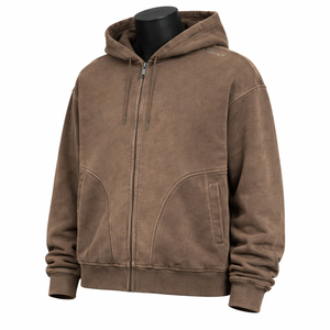 2026 Latest Breathable Plain Oversize Hoodies Unisex Custom Logo Plus Size <b>Men's</b> Hoodies Solid Color Customized Oversize Hoodies - Product Image 2