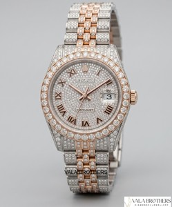Reloj Mecánico de Lujo con Diamantes Moissanite VVS de Alta Calidad para Hombre, Estilo Hip Hop, Chapado en Oro, Moderno, Nuevo, rolax - Product Image 3