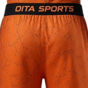 Orange Black <b>Men</b> Compression <b>T</b> <b>Shirt</b> <b>and</b> <b>Shorts</b> Set Quick Dry Stretch Fitness Gym Training Running Workout Performance Athletic - Product Image 6
