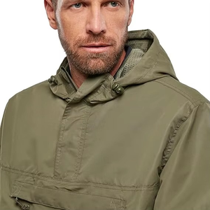 Chaqueta Cortavientos con Capucha para Hombre SANGLA SPORTS, Ligera, Ecológica, Resistente al Viento, Transpirable, Reversible, 100% Poliéster, para Exteriores - Product Image 1