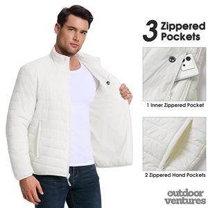 เสื้อแจ็คเก็ตพัฟเฟอร์แฟชั่นขายส่ง เสื้อโค้ทดีไซน์เนอร์บุขนเป็ดสำหรับผู้ชาย เสื้อแจ็คเก็ตพัฟเฟอร์แบบมันเงาบุขนเป็ดสำหรับผู้ชาย - Product Image 4