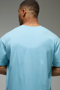 Ensemble court décontracté pour homme, séchage rapide, imprimé, couleur unie, coupe classique, col rond, respirant, personnalisable, poids moyen, écologique, été - Product Image 6