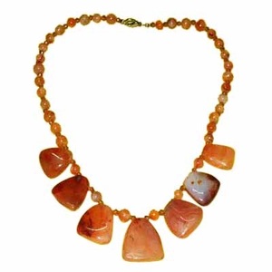 Collar de Resina y Cristal Moderno Unisex, Accesorio Clásico de Moda Diaria - Product Image 2