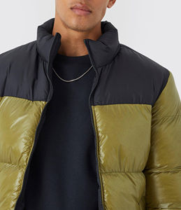 Veste d'hiver pour homme, veste matelassée à capuche, veste en duvet, veste chaude imperméable pour l'extérieur, marque personnalisée - Product Image 2