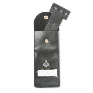 Excellente Médaille de Poitrine Maçonnique des Degrés Alliés, Plaqué Or avec Ruban Rouge, Bijou Maçonnique des Degrés Alliés - Product Image 5