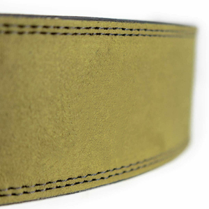 Cinturón de Entrenamiento de Cuero Vacuno Unisex, Resistente, Antideslizante, Transpirable, de 10-13 mm de Grosor, para Levantamiento de Pesas y Seguridad en el Fitness - Product Image 5