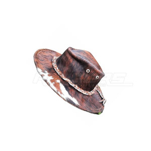 Leather Cowboy <b>Hat</b> High Quality Leather Wide Brim Design Comfortable Fit <b>Western</b> Cowboy Style - Product Image 3