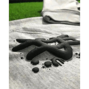 Sudadera con Capucha Estampada y Bordada de 350g, Diseño Holgado con Bolsillo, Unisex, para Invierno - Product Image 3