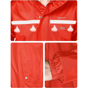 Ensemble imperméable tendance pour motards, veste et pantalon imperméables, vêtements de pluie en PVC pour adultes. - Product Image 5