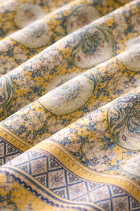 Blusa corta de algodón con estampado floral para mujer, con detalle de borde, estampado de flores rosas, camisa con botones, ropa de playa de verano, blusa informal estilo bohemio. - Product Image 4