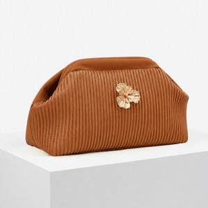 Pleated Cosmetic Bag Zipper Toiletry Pouch Polyester <b>Makeup</b> <b>Case</b> Portable Travel Organizer - Product Image 1