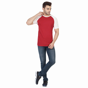Custom Contrast Sleeve <b>Raglan</b> <b>T</b> <b>Shirt</b> for Men Premium <b>T</b>-<b>Shirt</b> Casual Tee Solid Design <b>T</b>-<b>Shirt</b> Regular Fit <b>T</b>-<b>Shirt</b> O-Neck <b>T</b>-<b>Shirt</b> - Product Image 4