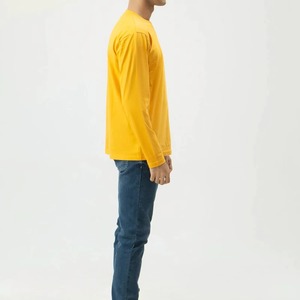 T-shirts OEM vierges pour hommes, hautement respirants, à manches longues, avec logo personnalisé, légers, pour l'été, vente en gros, vêtements de sport - Product Image 4