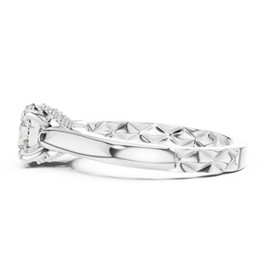 Anillo de Plata de Ley 925 con Moissanita de Alto Brillo - Product Image 2
