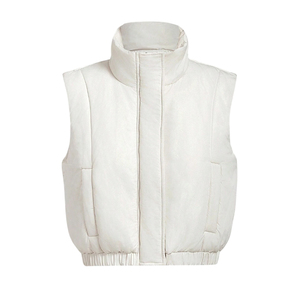 puffer vests fashion fall warm winter women clothes coat stylish padded puffer sleeveless <b>jacket</b> women customized puffer vest - Product Image 1