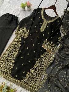 Collection mariage et fête, costume en soie brodé JMY pour femmes - Product Image 3