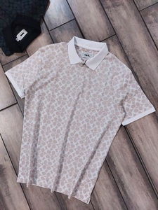 เสื้อโปโลพิมพ์ลายโมโนแกรมสุดหรูสำหรับผู้ชาย เสื้อยืดคอปกดีไซน์เนอร์พรีเมียม แขนสั้น สไตล์ลำลอง - Product Image 4