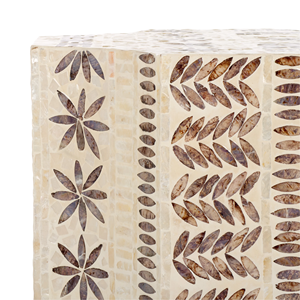 Wholesale Natural Mother Pearl Inlay Side <b>Table</b> Eco-Friendly Handmade Boho Design Durable Easy Clean Accent <b>End</b> <b>Table</b> <b>for</b> <b>Living</b> - Product Image 4