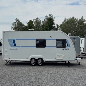 Luxurious Modern Caravan <b>Camping</b> Trailer with 15 Foot <b>Single</b> Axle Frame 4 Stabilizer Jacks Queen Size <b>Bed</b> Waterproof Design - Product Image 6