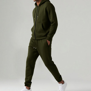 Ensemble de survêtement décontracté pour homme, sweat-shirt et pantalon de jogging, deux pièces, pour un usage quotidien en plein air - Product Image 5