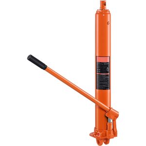 Martinetto idraulico a pistone singolo da 8 tonnellate con base a forcella, cilindro elettrico a 4 ruote per sollevamento auto e lavori motore - Product Image 2