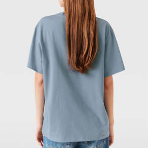 Camiseta de Alta Calidad en Poliéster/Algodón Suave, Color Personalizado, Diseño Gráfico Personalizado para Mujer, Impresión OEM, Cuello Redondo Transpirable, Corte Ajustado - Product Image 5