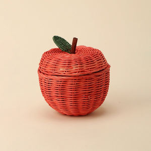 Panier en rotin Acorn, ensemble de paniers de rangement tissés de haute qualité, accessoires pour chambre d'enfant - Product Image 5