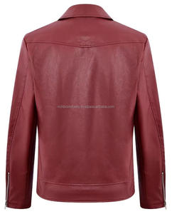 แจ็คเก็ตบอมเบอร์หนัง PU ทรงสลิมฟิต ดีไซน์ล่าสุดปี 2026 คอจีน ซิปหน้า สำหรับขี่มอเตอร์ไซค์ ใส่กันหนาวกลางแจ้ง - Product Image 2