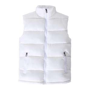 Gilet à fermeture éclair sans manches élégant pour hommes, couleur unie, lavable, coupe ajustée, tailles de A à 4XL - Product Image 1