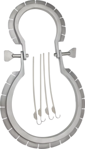 Retractor Quirúrgico Lone Star con 4 Ganchos, Juego Completo de Instrumentos Quirúrgicos Ginecológicos - Product Image 1