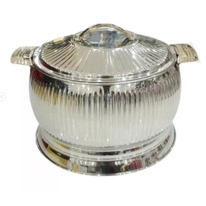 Round Enamel Casserole Pot With Stainless Steel Lid Floral Design Durable For Gas And Induction Cooker - Product Image 2