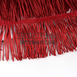 Suministro Directo de Fábrica 2026: Hilo Metálico Dorado Rojo, Adornos de Flecos de Tamaño Personalizado para Prendas, Cortinas y Bordes Decorativos - Product Image 6