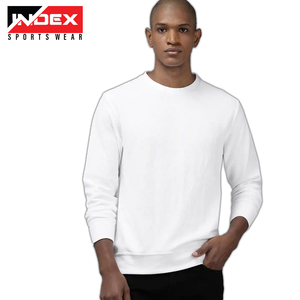 Sudadera de Cuello Redondo para Hombre INDEX SPORTSWEAR, Corte Regular, Color Sólido, Tejido de Punto, Ropa Casual de Otoño - Product Image 2