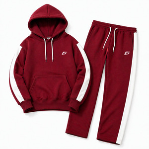 Luxury Oversized Unisex Hoodies Jogger Sets Custom Logo Casual Street Wear <b>Tracksuit</b> OEM Sweatshirts Winter 100% Cotton - Product Image 3
