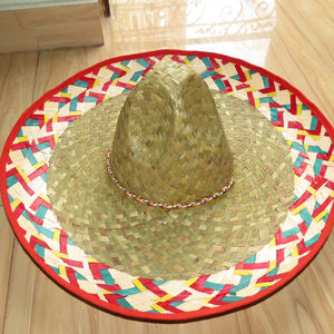 Sombrero Mexicano de Ala Ancha, Elegante y Moderno, Estilo 2024, Protección Solar para Exteriores, para Hombres y Mujeres - Product Image 1
