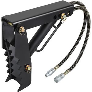 Accessoires de pelle hydraulique robustes en acier noir de 18 pouces, épaisseur 1/2 po, pour godet d'excavatrice - Product Image 1