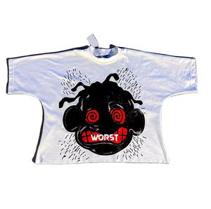 Fabricante personalizado pesado 100% algodón 250 Gsm recortada de gran tamaño Boxy Drop Shoulder camiseta desgastada sólido Casual hombres - Product Image 2