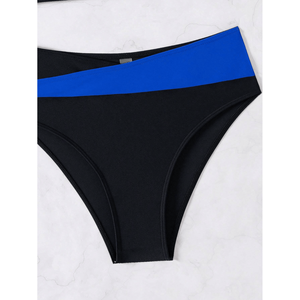 Costume da Bagno Bikini da Donna Due Pezzi Multicolore ad Asciugatura Rapida, Alla Moda, per Spiaggia - Product Image 4