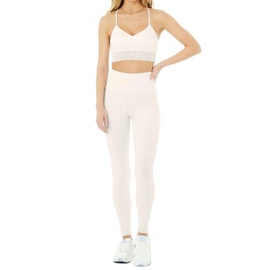 Must Have Women <b>Bra</b> Leggings Set Short Solid Casual Button Featuring Comfortable Cotton Fabric Gym Training Running Yoga Stylish - Product Image 3