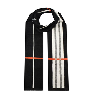 Bufanda Larga Clásica a Cuadros para Hombre, Invierno, Aislamiento Térmico, Acrílico, Tejida, Cálida, Accesorio de Moda 2026 - Product Image 4
