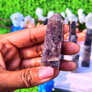 หินไอโอไลต์ธรรมชาติทรงโอเบลิสก์ หินคริสตัลขัดเงา หินบำบัด พลังเรกิ สำหรับการทำสมาธิ แฟชั่นทันสมัย ตกแต่งบ้าน จักระ ขายส่ง - Product Image 2