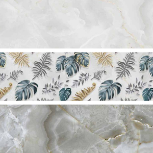 กระเบื้องบุผนังเซรามิกสีขาวลายหินอ่อนขนาด 300x600 มม. สไตล์มินิมอล สำหรับตกแต่งสำนักงานมืออาชีพและอาคารพาณิชย์สมัยใหม่ - Product Image 2
